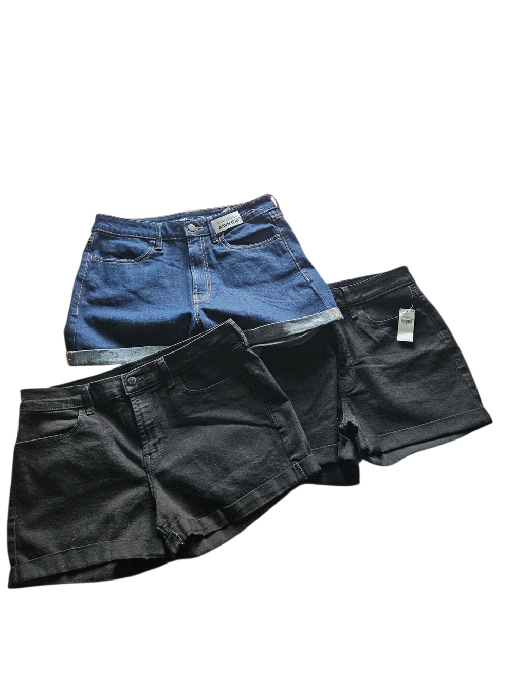 Old Navy Denim Shorts Bundle Size 8 3 Pair Lot- 2 are NWT